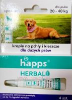 KROPLE REPELENCYJNE NA PCHY I KLESZCZE dla duych psw (20-40kg)